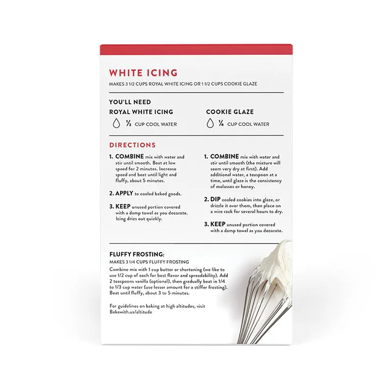 White Icing Mix