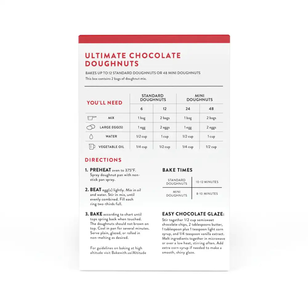 Ultimate Chocolate Doughnut Mix