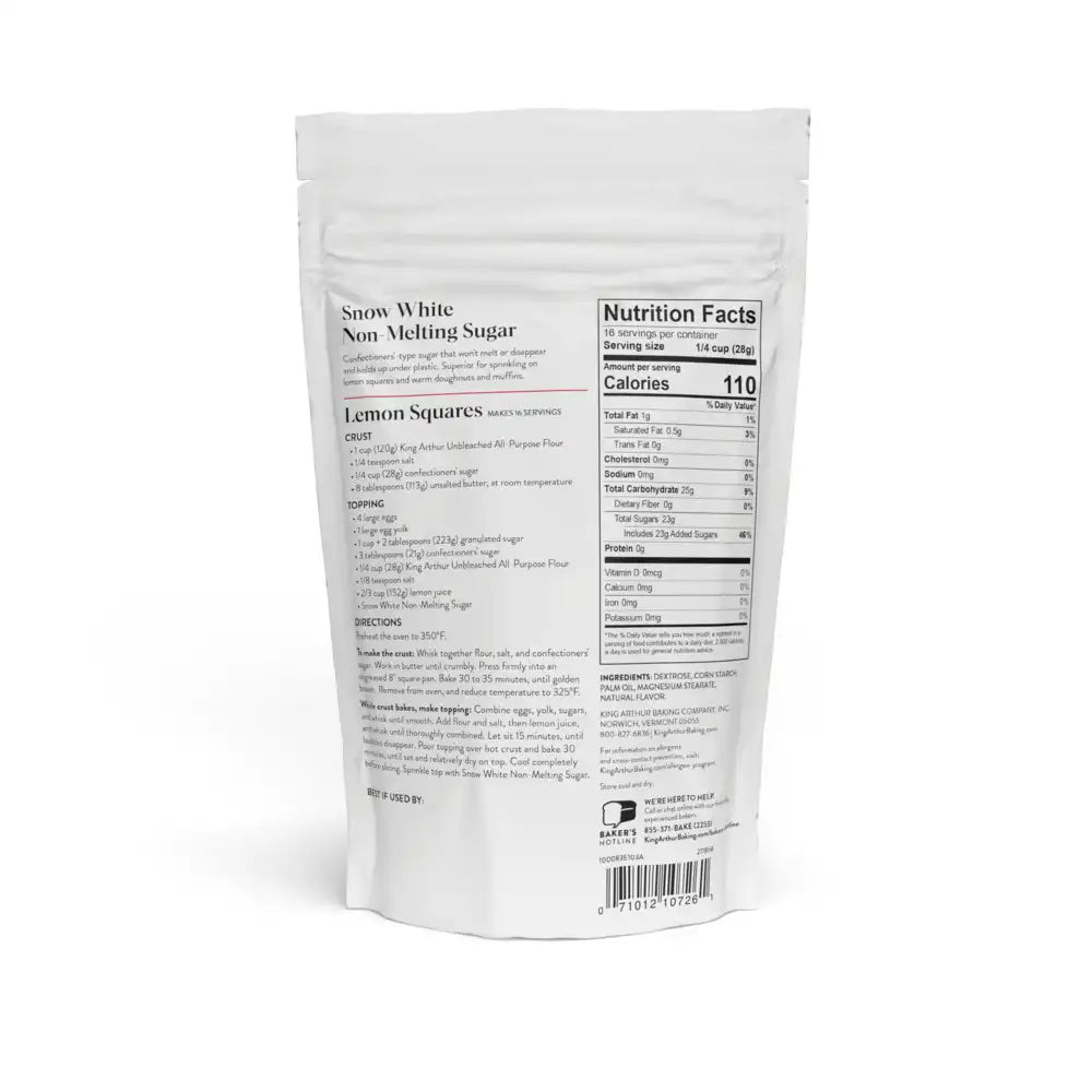 Snow White Non-Melting Topping Sugar