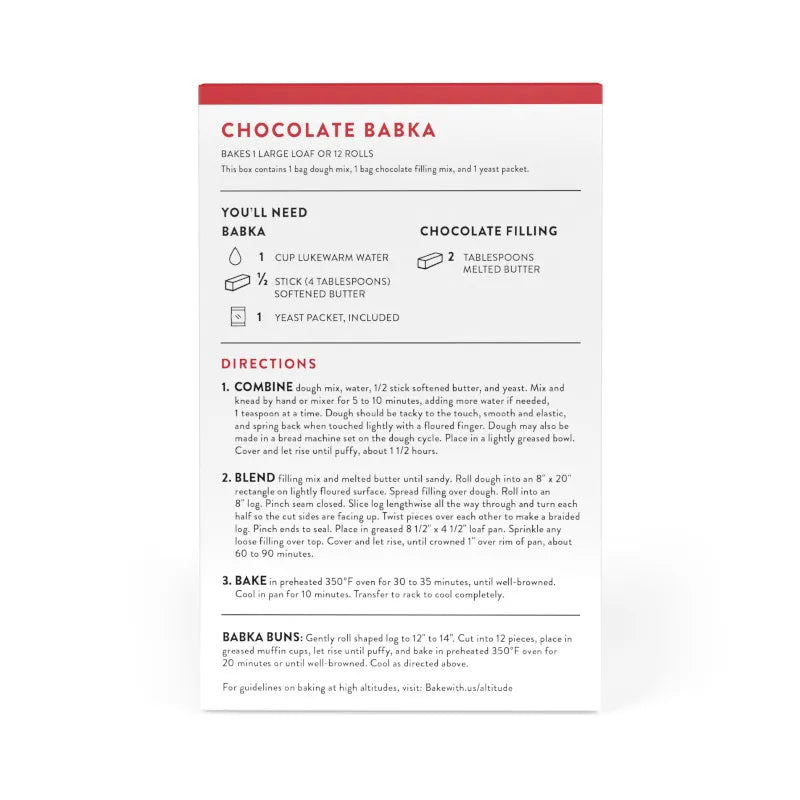 Chocolate Babka Mix