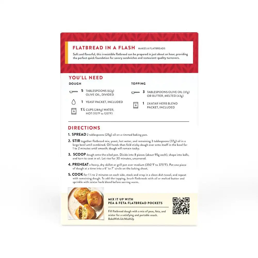 Perfectly Tender Flatbread Mix Kit