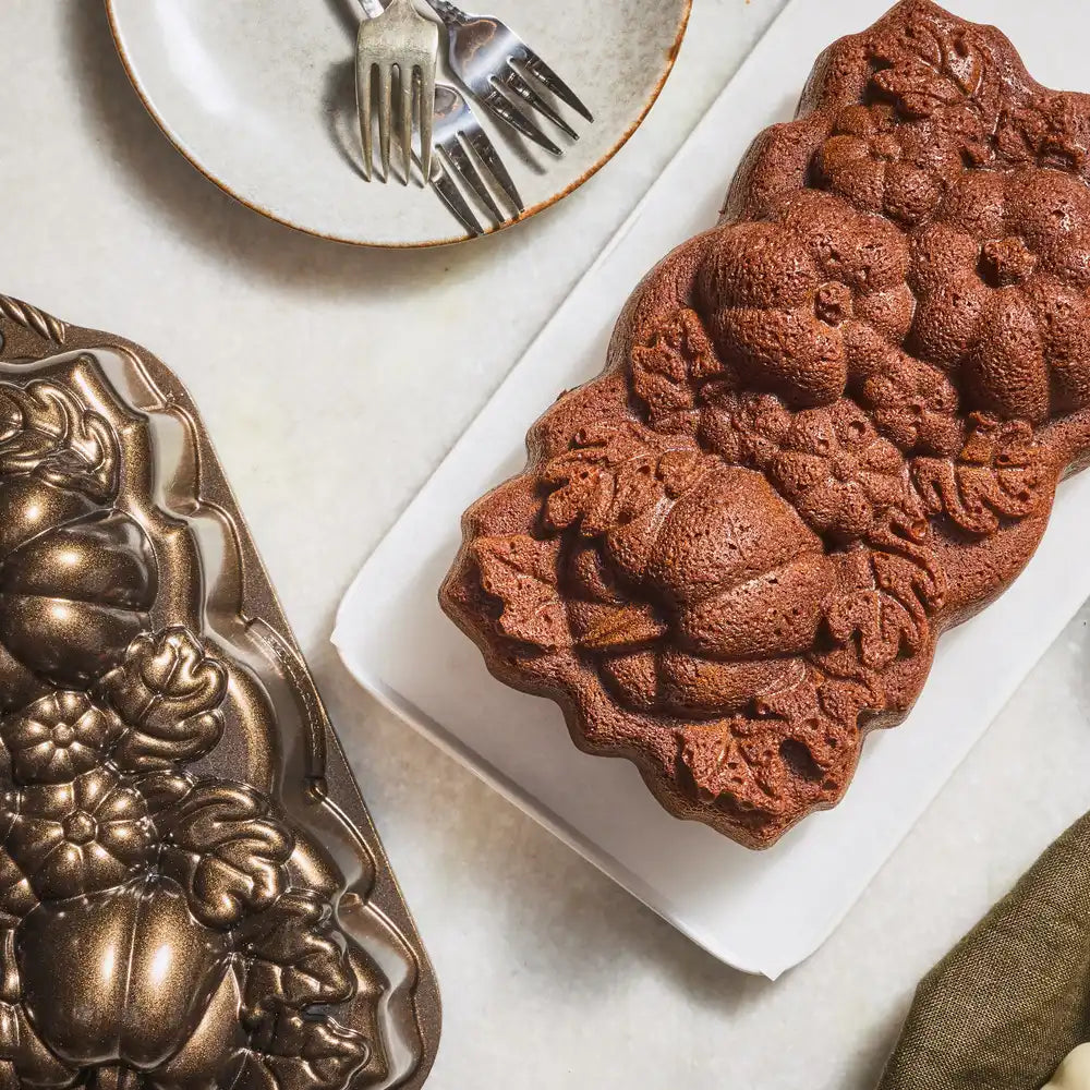 Pumpkin Spice Quick Bread Mix and Patch O Pumpkin Loaf Pan Set