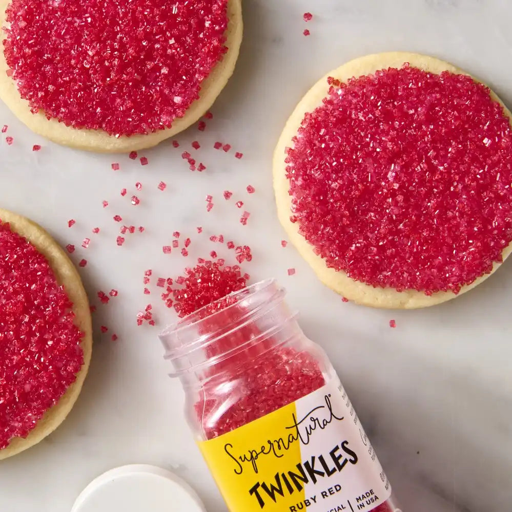Ruby Red Twinkles Sanding Sugar