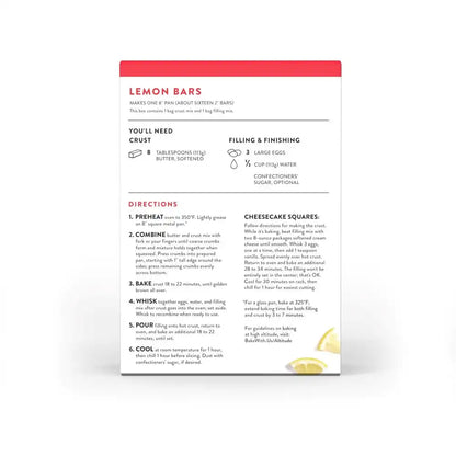 Lemon Bar Mix