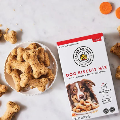 Dog Biscuit Mix with Carrots & Beef Broth