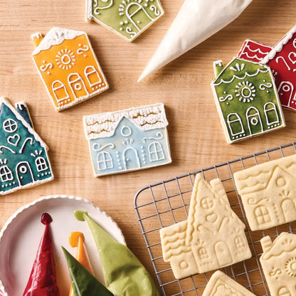 Holiday Village Pop-Out Cookie Cutters