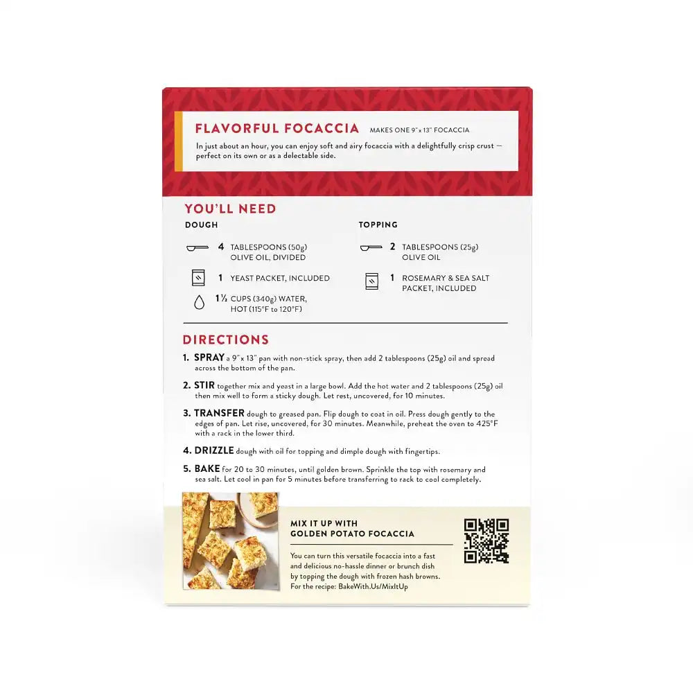 Crisp & Airy Focaccia Mix Kit
