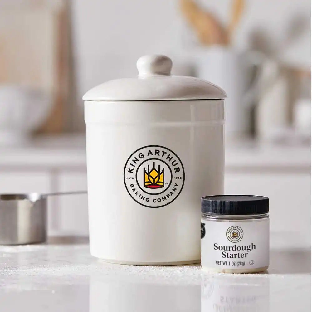 Fresh Sourdough Starter and Classic Crock Set