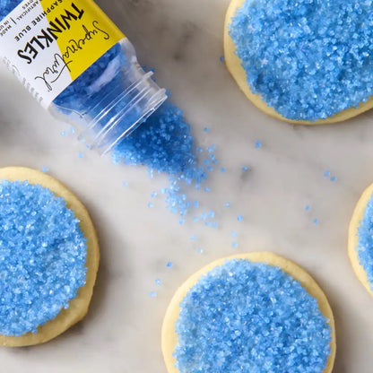 Sapphire Blue Twinkles Sanding Sugar