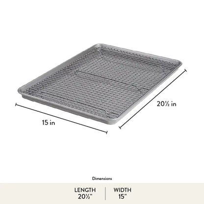 Jumbo-Sheet Pan and Cooling Rack Set