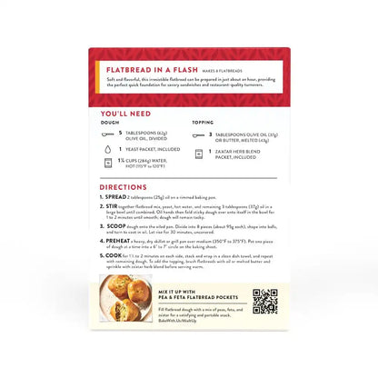 Perfectly Tender Flatbread Mix Kit