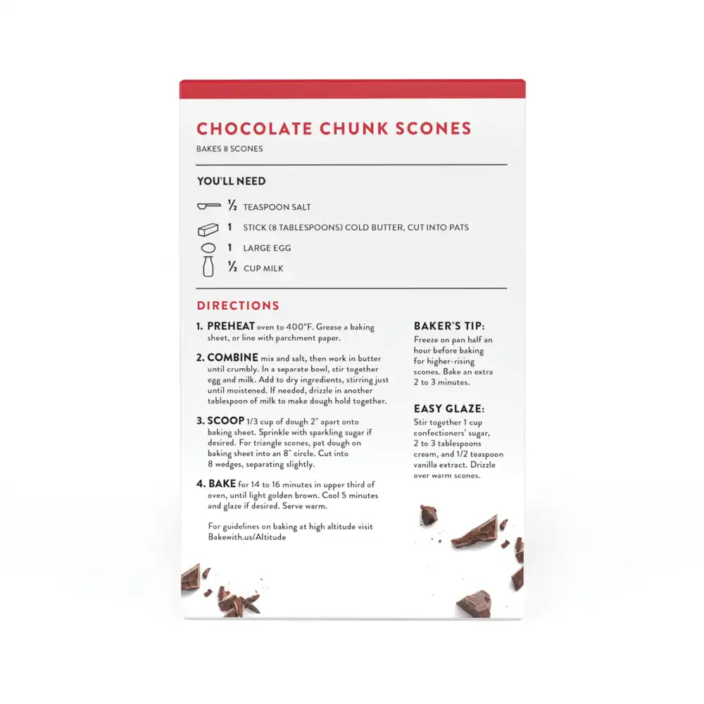 Chocolate Chunk Scone Mix