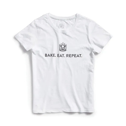 Women's Vintage Bake Eat Repeat Tee