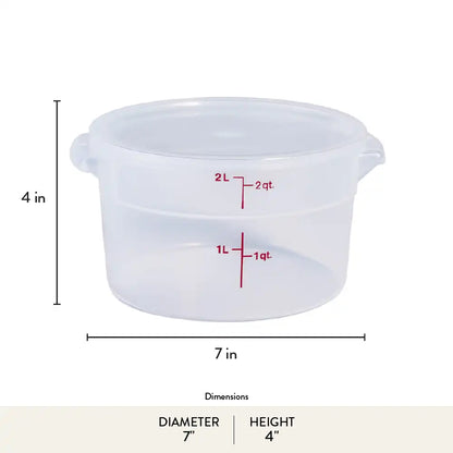 Standard Dough-Rising Bucket - Set of 2