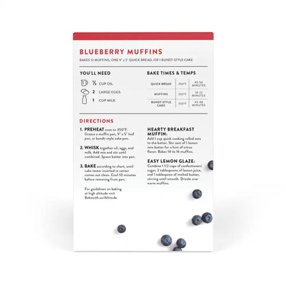 Country Blueberry Muffin and Quick Bread Mix