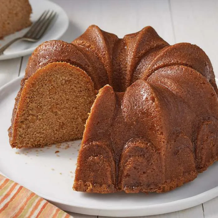 Apple Spice Cake with Bourbon Glaze