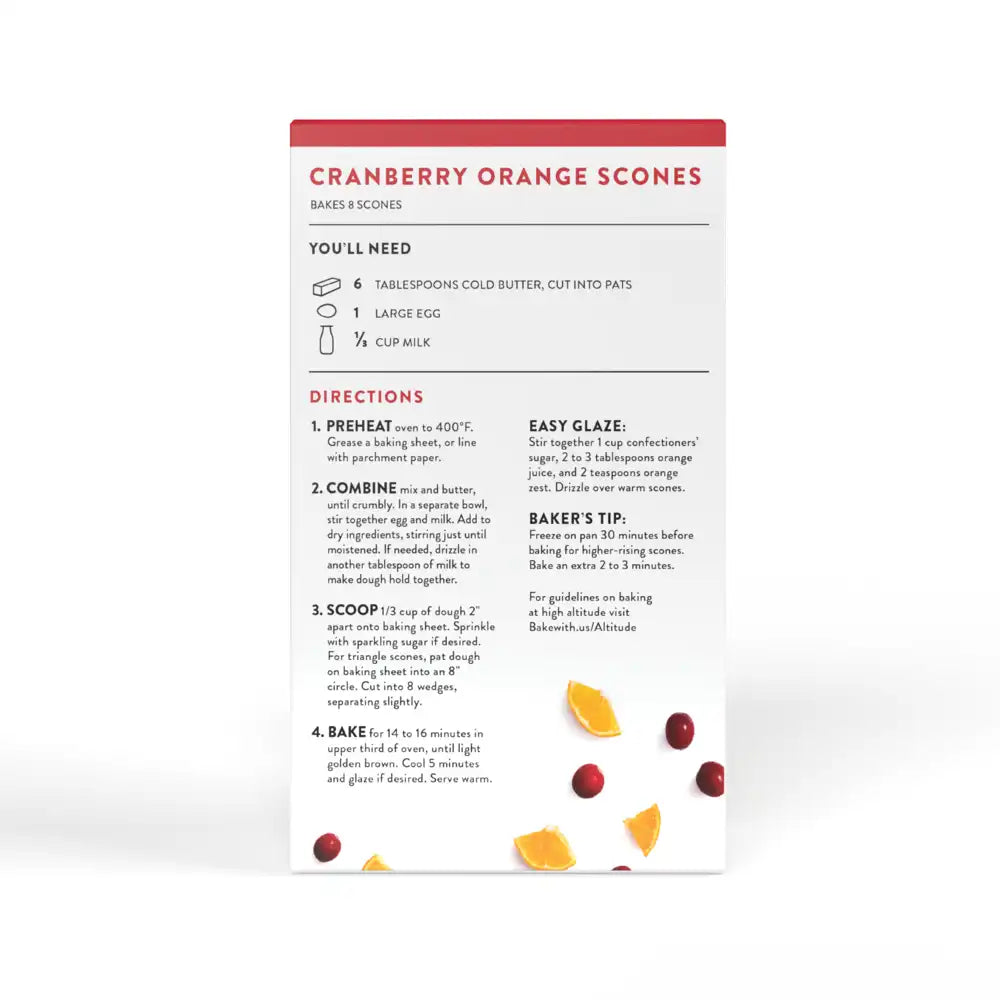 Cranberry-Orange Scone Mix