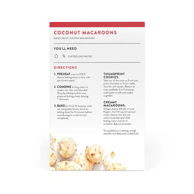 Coconut Macaroon Cookie Mix