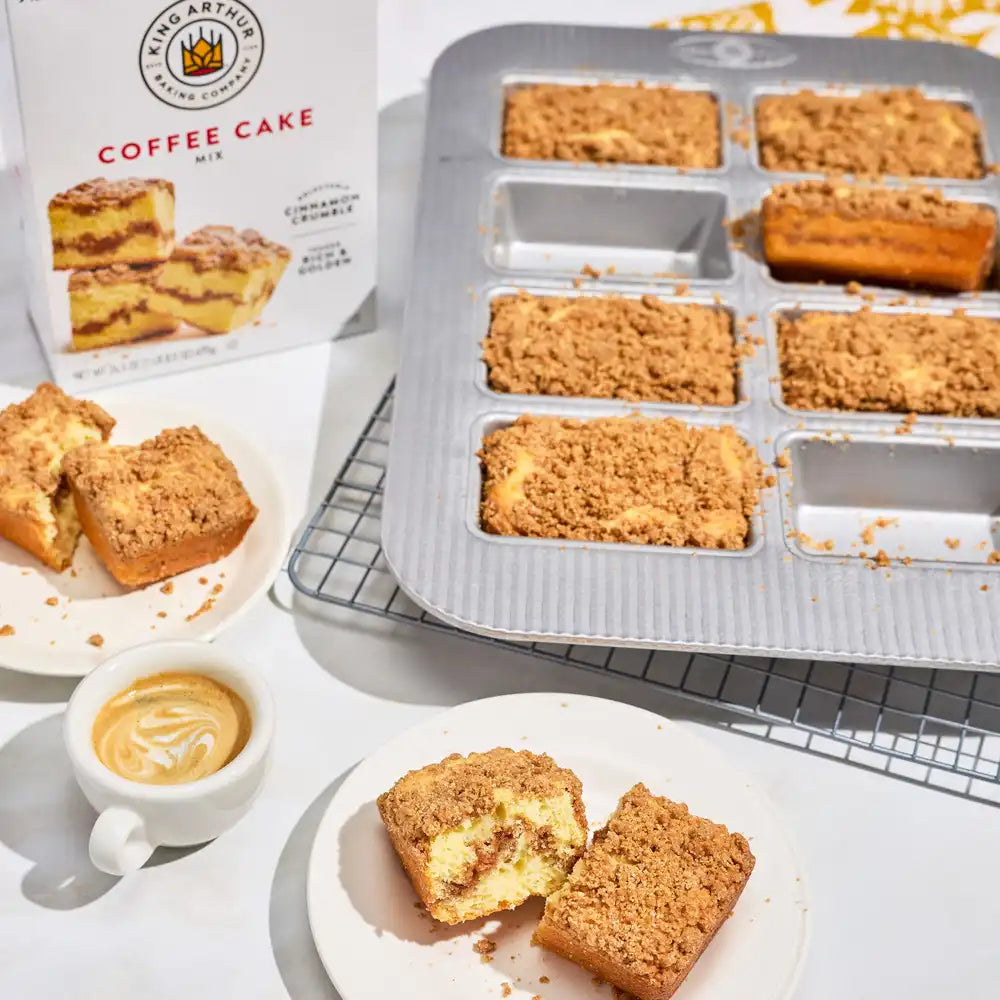 Coffee Cake Mix and Mini Loaf Pan Set