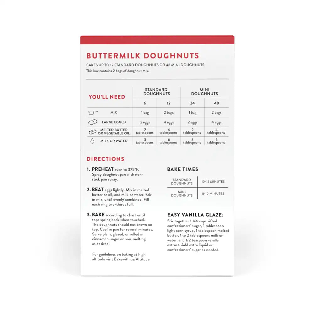 Buttermilk Doughnut Mix