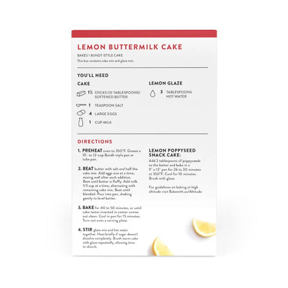 Lemon Buttermilk Cake Mix