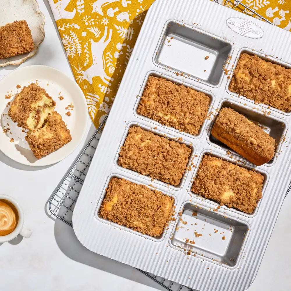 Coffee Cake Mix and Mini Loaf Pan Set