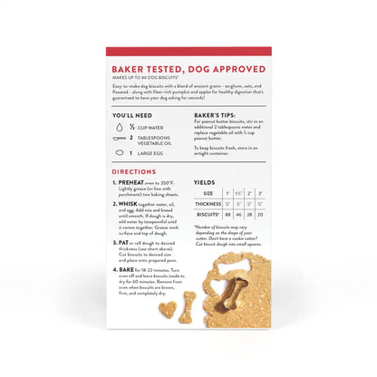 Dog Biscuit Mix with Pumpkin & Apples
