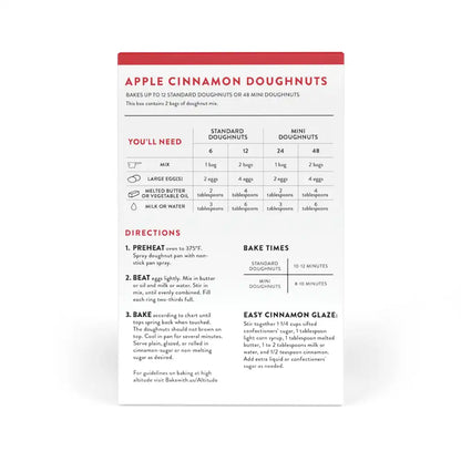 Apple Cinnamon Doughnut Mix