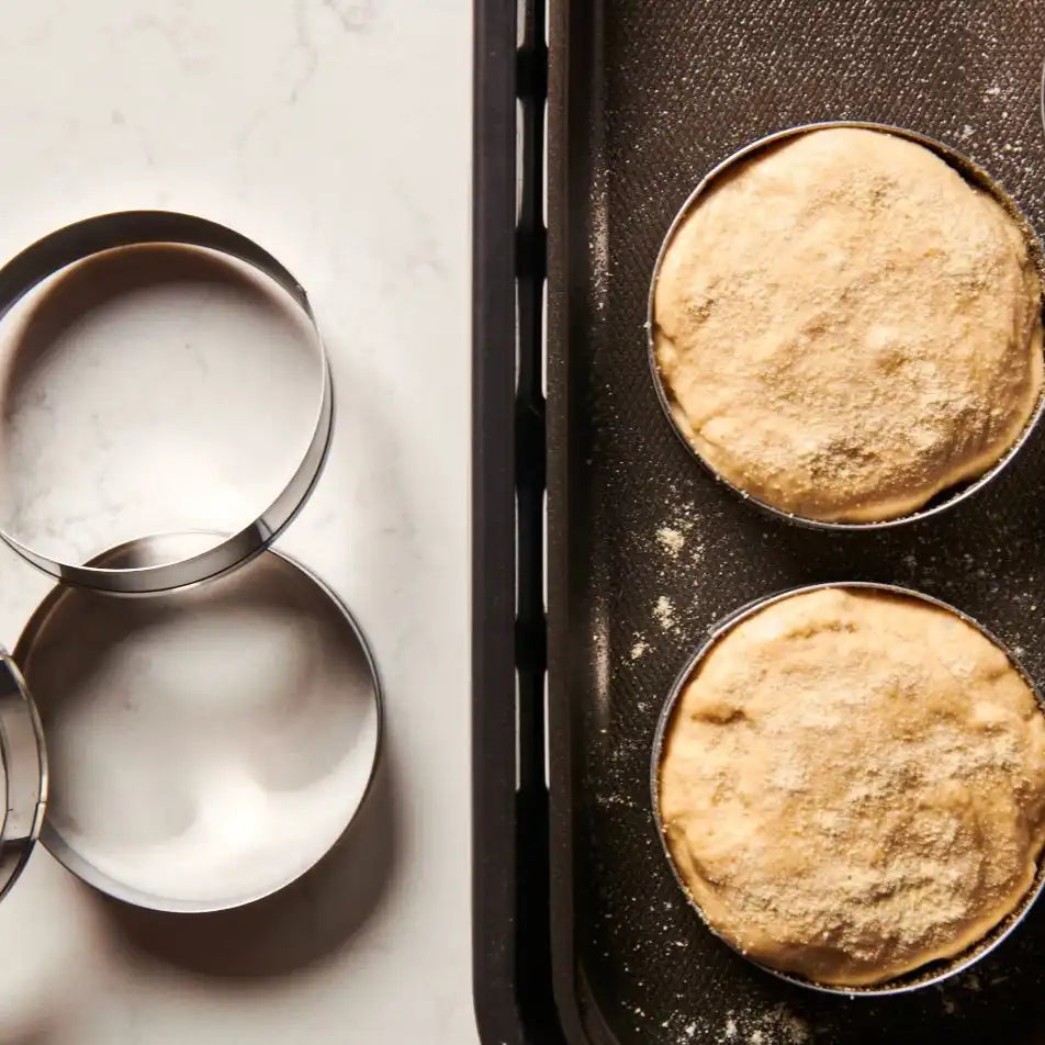 English Muffin Mix and Ring Set