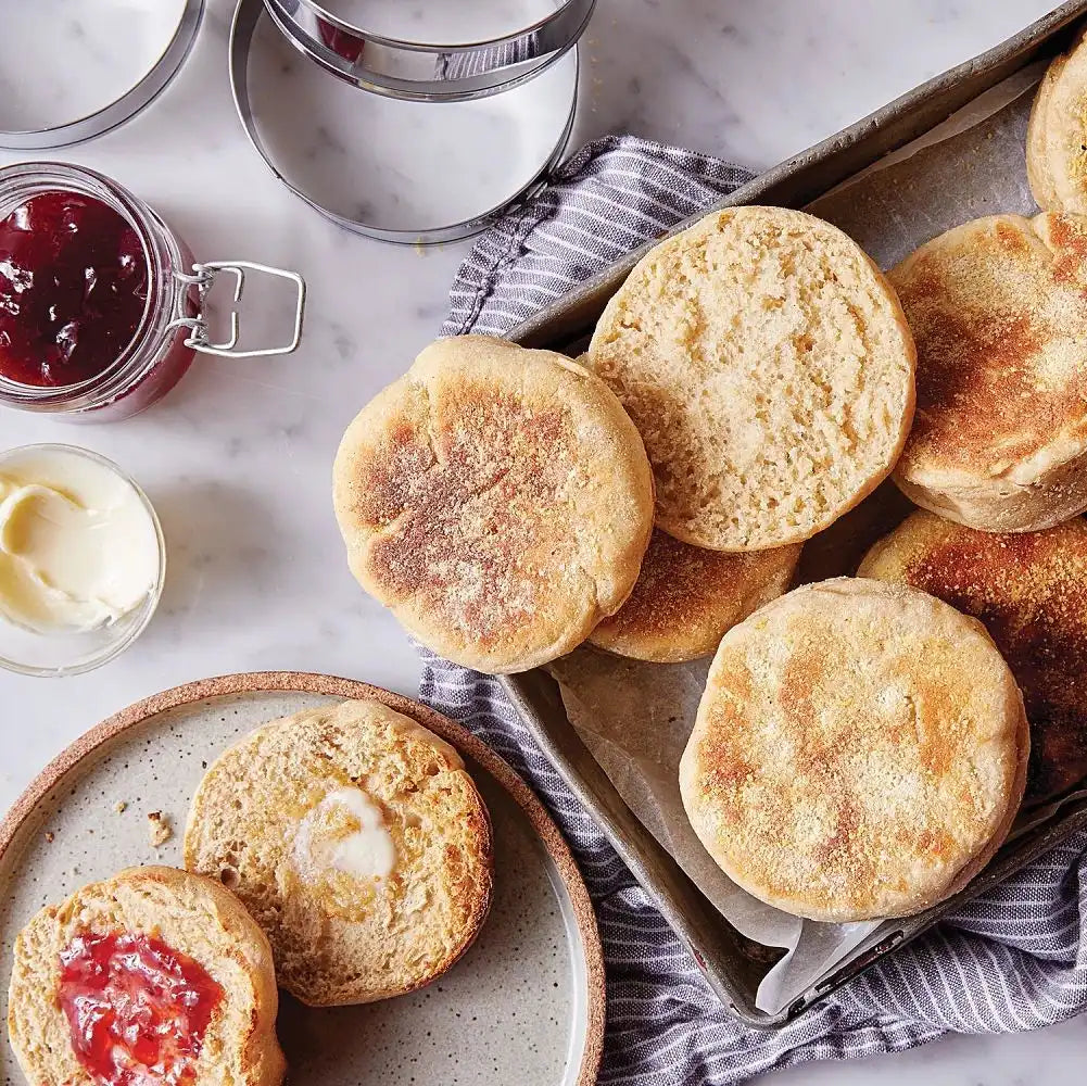English Muffin Mix and Ring Set