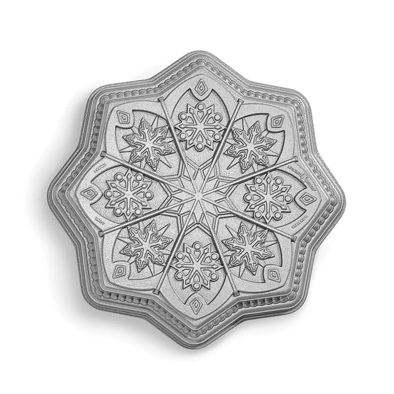 Snowflakes Shortbread and Cake Pan