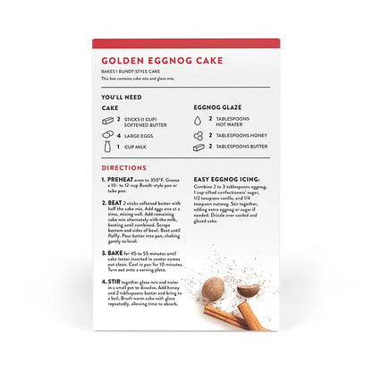 Golden Eggnog Cake Mix