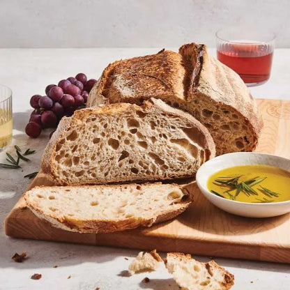 Fresh Sourdough Starter and Glass Sourdough Crock Set
